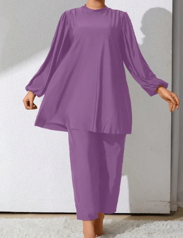 Costum de baie SHEIN CURVE, mov