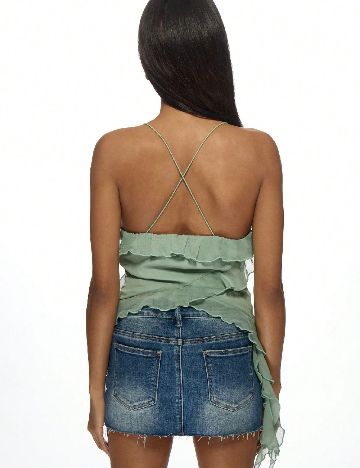 Top Missguided, verde