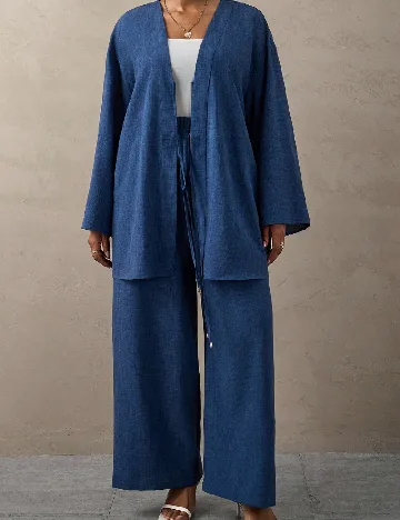 Compleu SHEIN CURVE, albastru