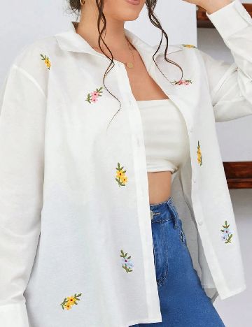 Camasa SHEIN CURVE, alb