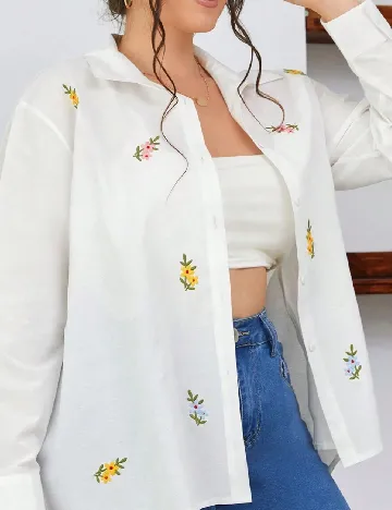 Camasa SHEIN CURVE, alb