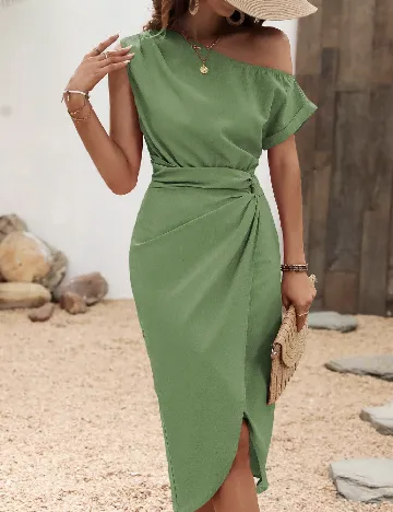 Rochie medie SHEIN, verde