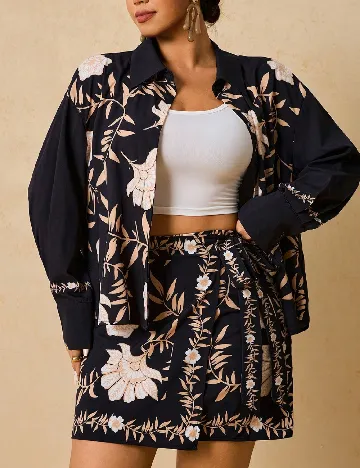 Compleu SHEIN CURVE, negru