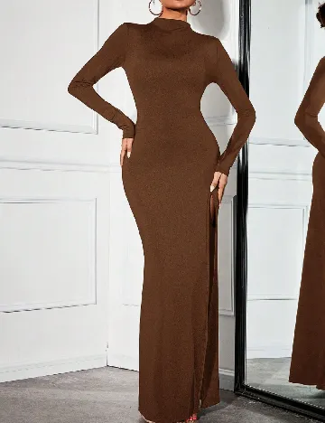 Rochie lunga SHEIN, maro