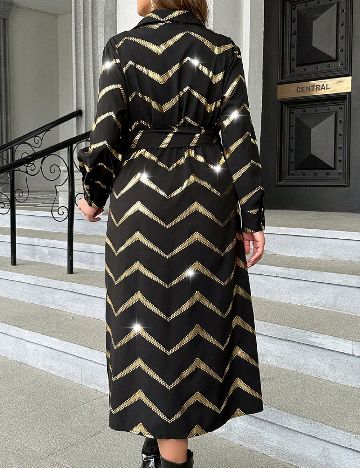 Rochie medie SHEIN CURVE, negru