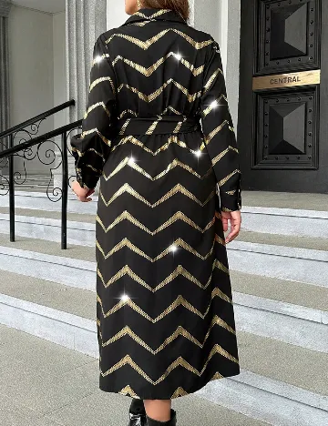 Rochie medie SHEIN CURVE, negru