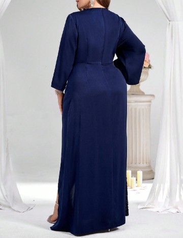 Rochie lunga SHEIN CURVE, bleumarin