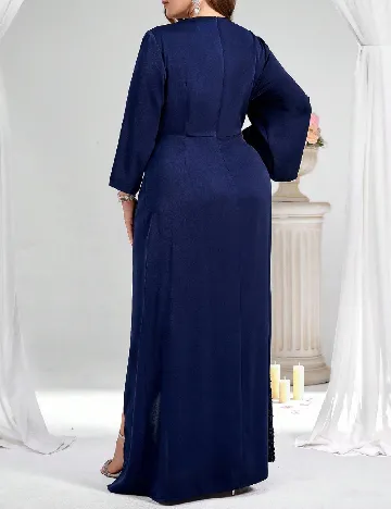 Rochie lunga SHEIN CURVE, bleumarin
