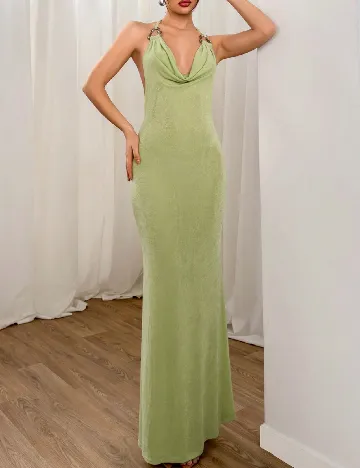 Rochie lunga SHEIN, verde