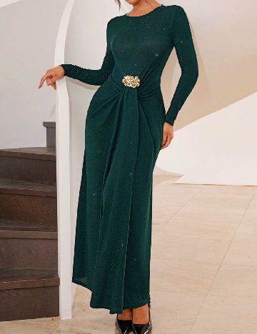 Rochie lunga SHEIN, verde