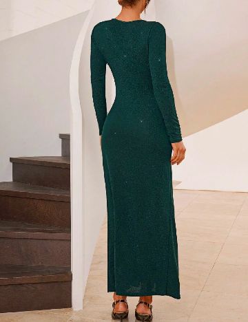 Rochie lunga SHEIN, verde