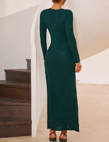 Rochie lunga SHEIN, verde