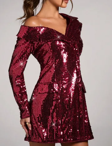 Rochie scurta SHEIN, visiniu