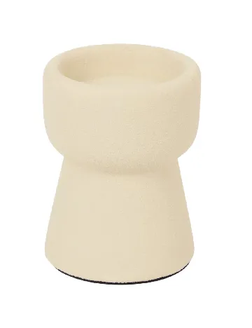 Suport lumanare ACTION, crem