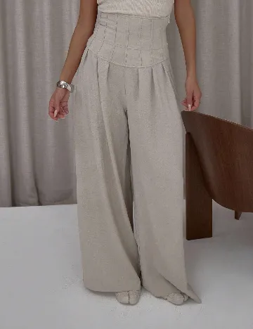 Pantaloni Musera, gri