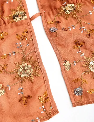 Top SHEIN, portocaliu