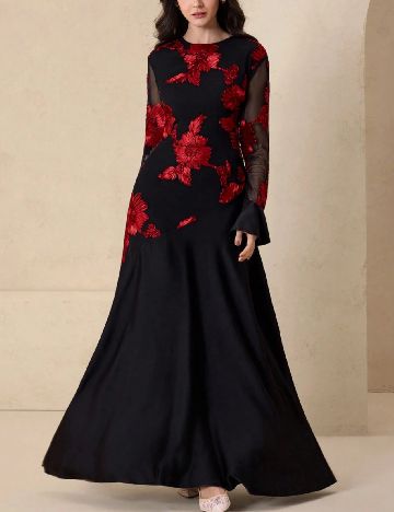 Rochie lunga SHEIN, negru