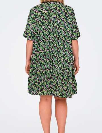 Rochie scurta Only Carmakoma, floral print