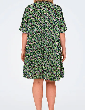 Rochie scurta Only Carmakoma, floral print