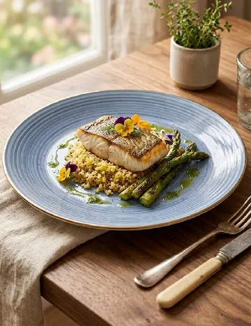 Farfurie Arovo, albastru