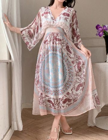 Rochie medie Dazy, mix culori