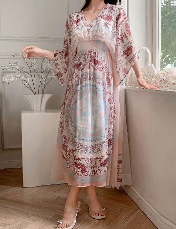 Rochie medie Dazy, mix culori