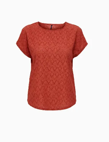 Bluza Only Maternity, caramiziu