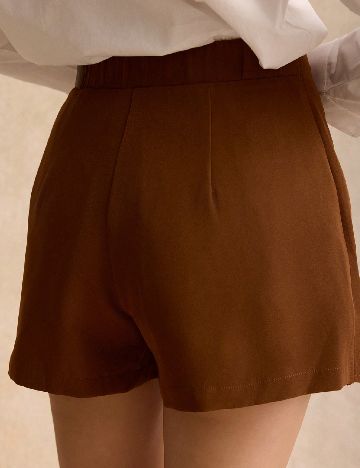 Fusta pantalon SHEIN, maro