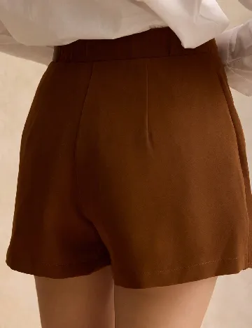 Fusta pantalon SHEIN, maro