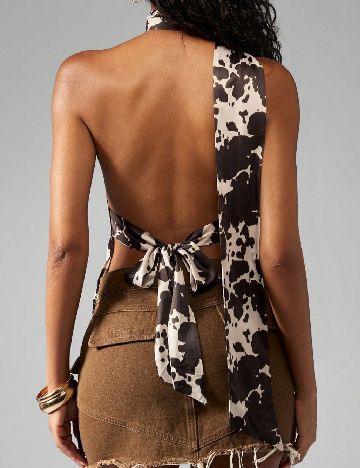 Top Missguided, animal print