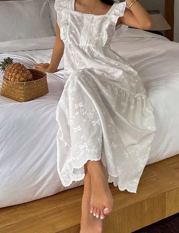 Rochie de noapte Dazy, alb