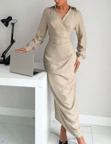 Rochie lunga SHEIN, bej