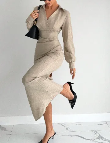 Rochie lunga SHEIN, bej