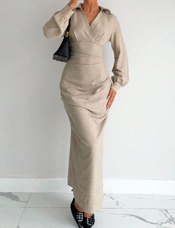 Rochie lunga SHEIN, bej