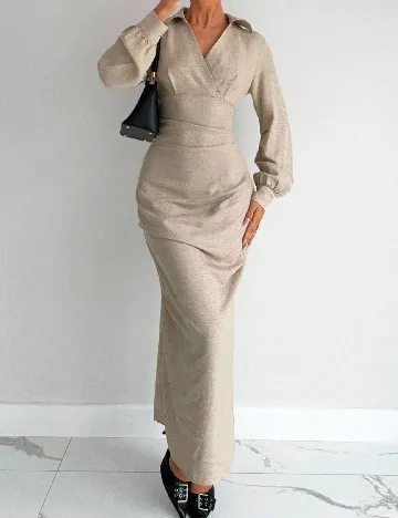 Rochie lunga SHEIN, bej