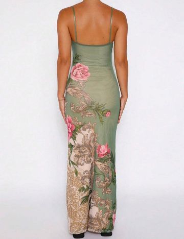 Rochie lunga SHEIN, verde