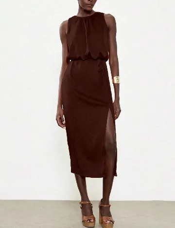 Rochie medie SHEIN, maro