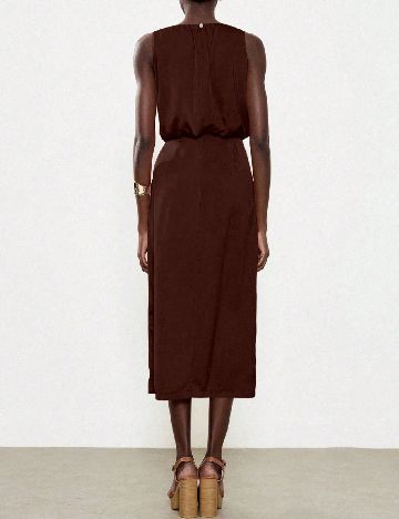 Rochie medie SHEIN, maro