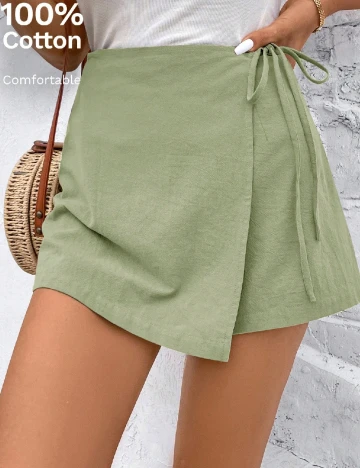 Fusta pantalon SHEIN, verde