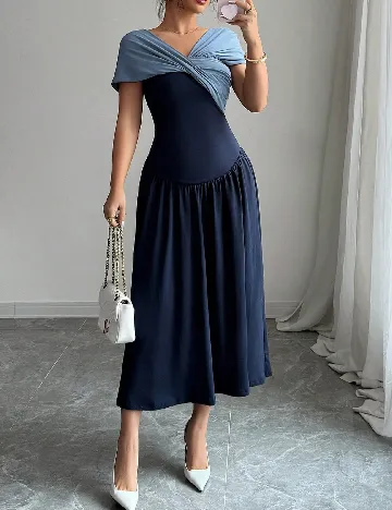 Rochie medie SHEIN, albastru