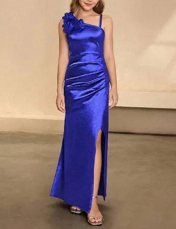 Rochie lunga Shein Kids, albastru