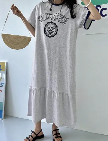 Rochie lunga SHEIN, gri