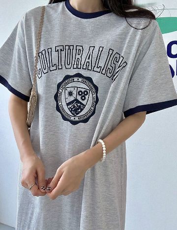 Rochie lunga SHEIN, gri