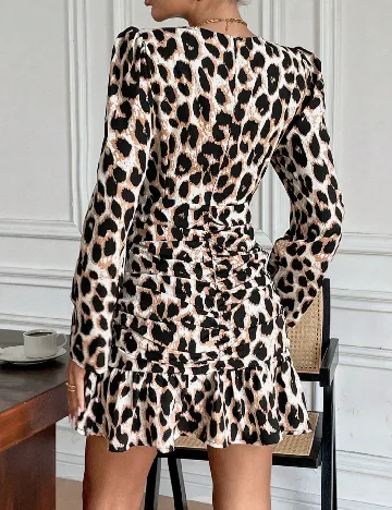 Rochie scurta SHEIN, animal print