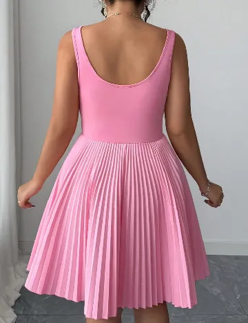 Rochie scurta SHEIN CURVE, roz