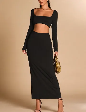 Rochie lunga SHEIN, negru