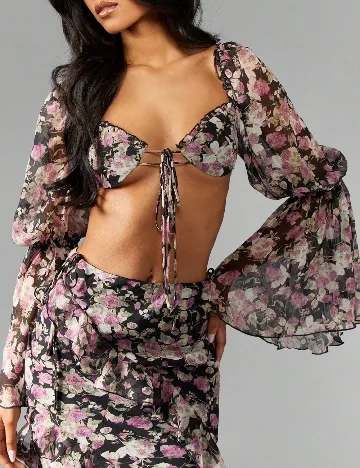 Top Missguided, floral print
