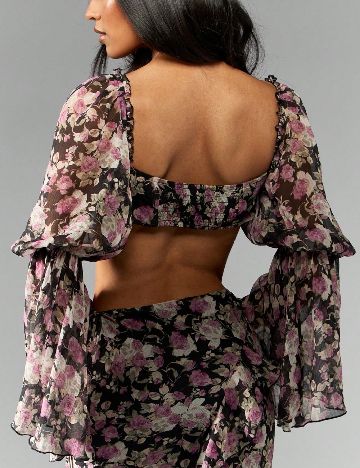 Top Missguided, floral print