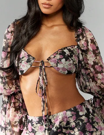 Top Missguided, floral print