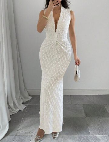 Rochie lunga SHEIN, alb